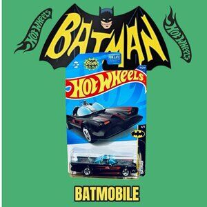 Hot Wheels Batman TV Series Classic Batmobile Car! NEW!